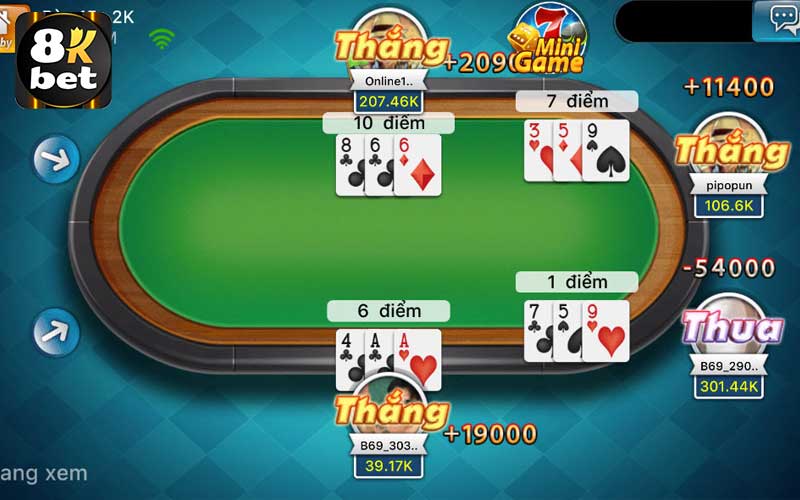 Luật chơi game bài 3 cây