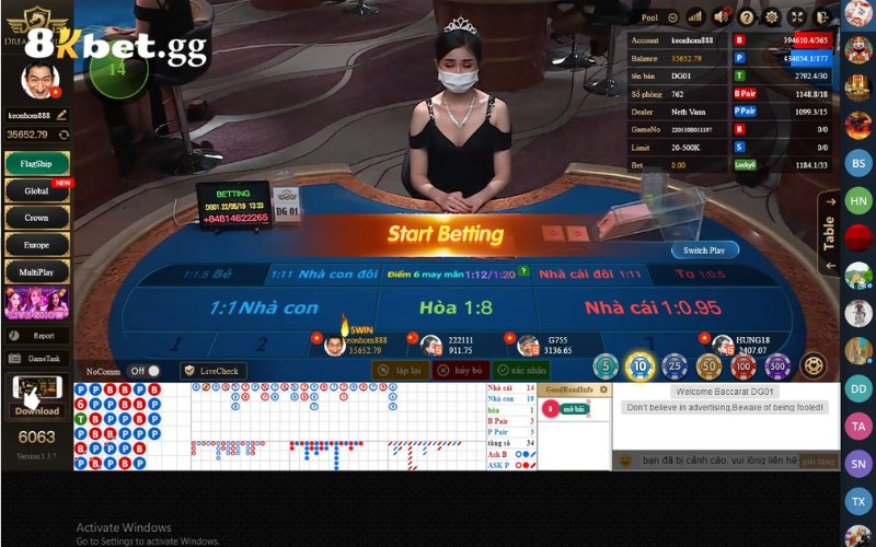 Có thể sử dụng tool Baccarat cho các hệ điều hành khác nhau